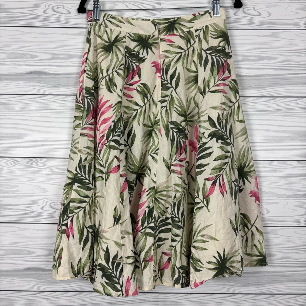 Gal Meets Glam Collection Stevie Palm Print Two Piece Set Size 6 - Picture 11 of 16